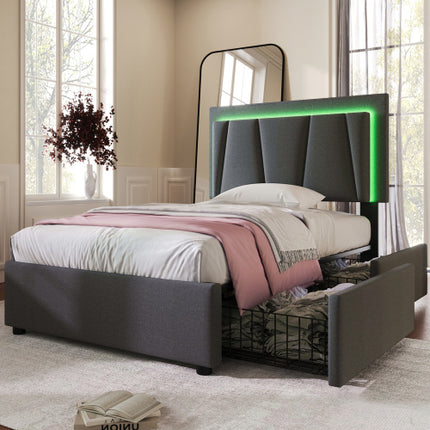 Wooden Storage Bed Bed Frame