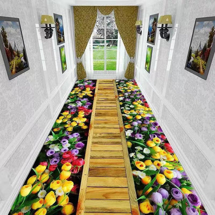 Pasillo de entrada Pasillo largo Entrada Alfombra de casa