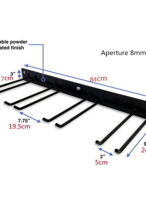 Wall-Mounted Garage Tool Organizer