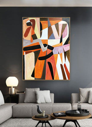 Hand-Painted Abstract Oil Painting