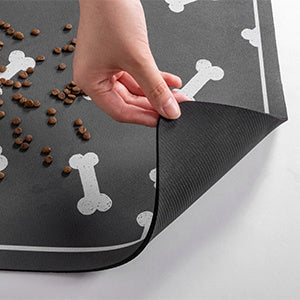 Pet Feeding Mat-Absorbent Dog Mat For Food