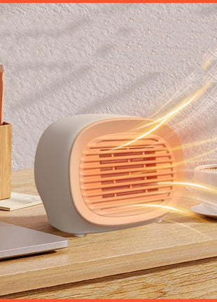 Small Desktop Warm Air Blower Home Office