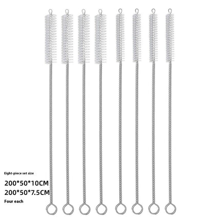 Nylon Cleaning Brush Set Stainless Steel