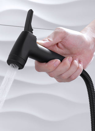 Bathroom cleaning nozzle