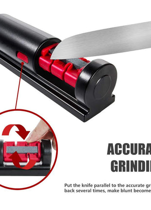 Kitchen manual sharpener