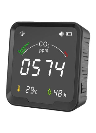 Sensor de temperatura y humedad para casa inteligente con pantalla LED a color y grafiti con wifi