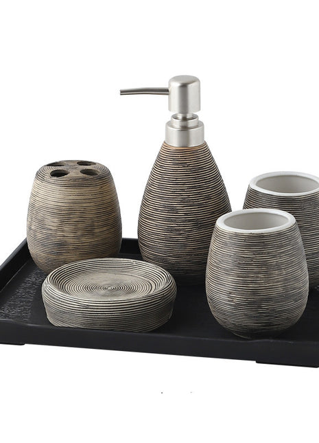 Retro Ceramic Bathroom Set