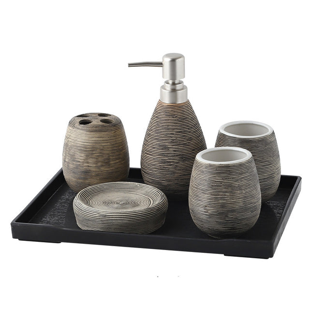 Retro Ceramic Bathroom Set