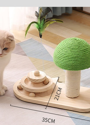 Juguetes para gatos en forma de árbol para mascotas Poste rascador para gatos