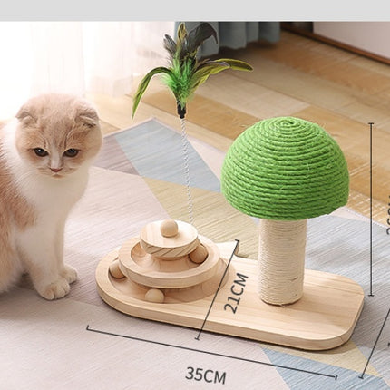 Juguetes para gatos en forma de árbol para mascotas Poste rascador para gatos