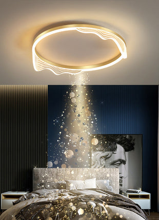 Iluminación de estudio personalizada con techo romántico