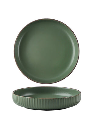 Vajilla y vajilla de combinación de cuenco y plato sencillos Wind