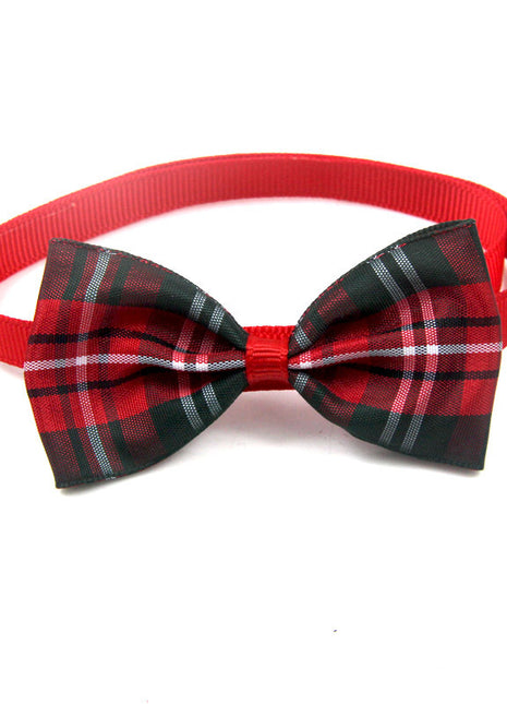 Plaid Pet Tie Scarf for Dogs & Cats