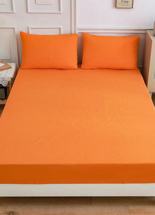 Sábanas de algodón para estudiantes, sábana ajustable, funda de almohada