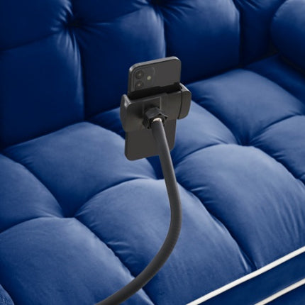 Leeper Sofa Couch W Pull Out Bed, 55 Modern Velvet