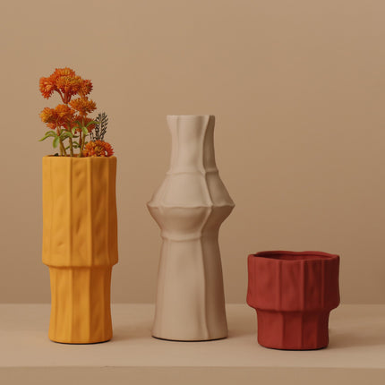 Nordic Simple Morandi Art Vase Villa Living Room