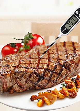 Electronic probe BBQ thermometer