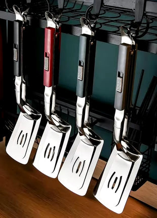 Stainless Steel Grill Spatula Tongs