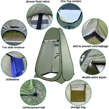 2025 Upgraded Pop-up Shower