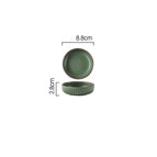 Dark Green / 3.4in flavor dish