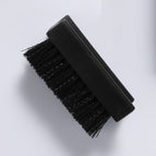 Curved shoe sole bristle brush