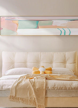 Pink Abstract Bedside Decor