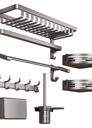 Gunmetal Towel Rack