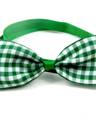 Corbata a cuadros para mascotas, bufanda para gatos y perros, accesorios para mascotas