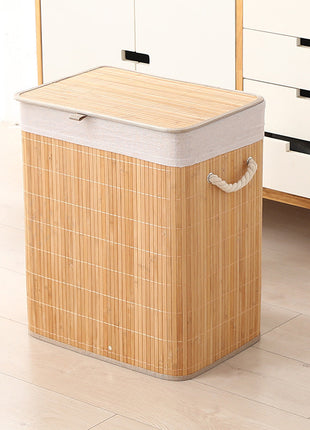 Bamboo Woven Laundry Basket
