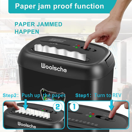 Paper Shredder -10 Sheets Of Paper Cut Horizontally