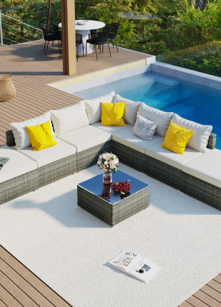 Outdoor Wicker Patio Furniture Set
