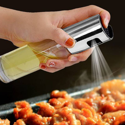 BBQ Healthy Kitchen Cooking Oil Vinegar Spray Bottle Push