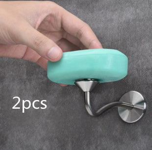 Jabonera magnética para baño tipo S