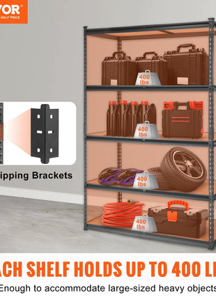 VEVOR 5-Tier Storage Shelving