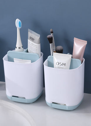 Bathroom Toothpaste & Cosmetic Organizer Shelf