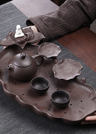 Purple Sand Tea Tray