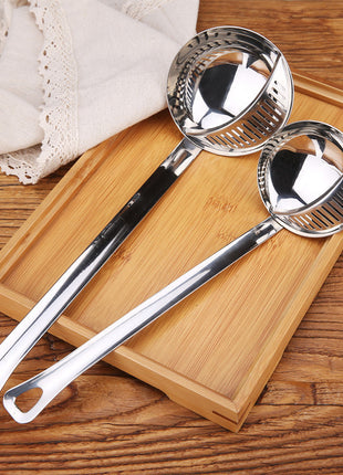 Colador de cocina cuchara de acero inoxidable