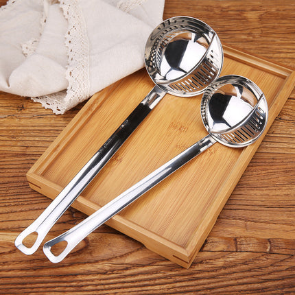 Colador de cocina cuchara de acero inoxidable