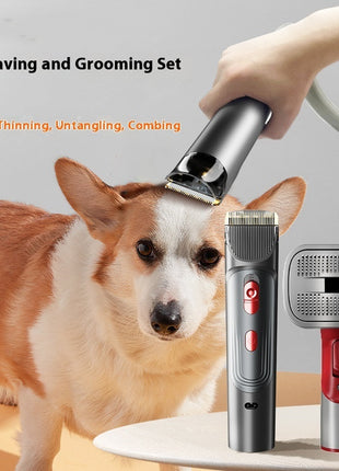 Pet Grooming Vacuum Attachment Kit ⭐