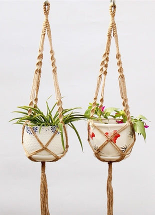Colgador de plantas de macramé vintage 