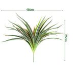 50 leaf red edge grass