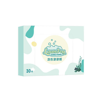 Laundry Bubble Paper Cleaning And Stain Removal