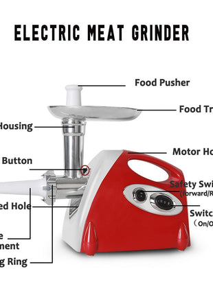 Electric multifunctional meat grinder