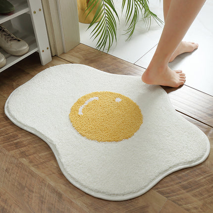 Funny Egg Entrance Carpet Hallway Bathroom Rug Area Rugs Kitchen