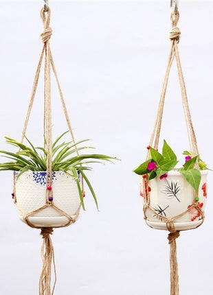 Colgador de plantas de macramé vintage 