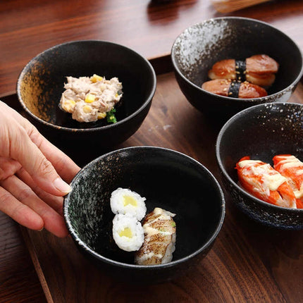 Household Ceramic Bowl Retro Tableware
