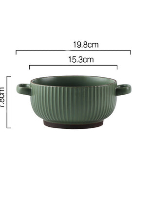 Vajilla y vajilla de combinación de cuenco y plato sencillos Wind