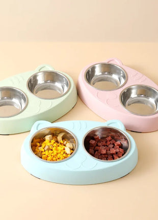 Macaron Double Pet Bowl