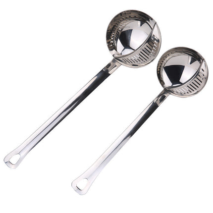 Colador de cocina cuchara de acero inoxidable