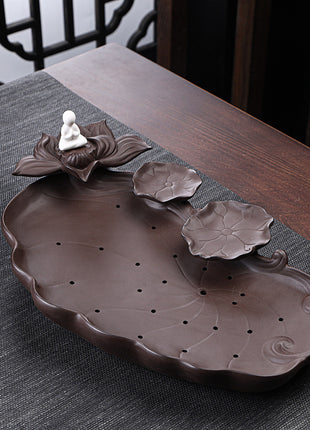 Purple Sand Tea Tray